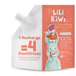 LiliKiwi Zahnpasta Himbeere & Litschi - Refill 120 ml