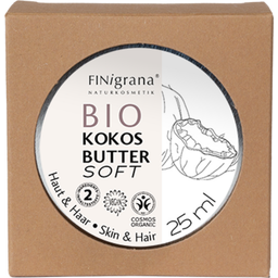 FINigrana® Bio & Naturkosmetik Ekološko kokosovo maslo mehko - 25 ml