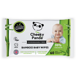 The Cheeky Panda Lingettes pour Bébé - 60 pièces
