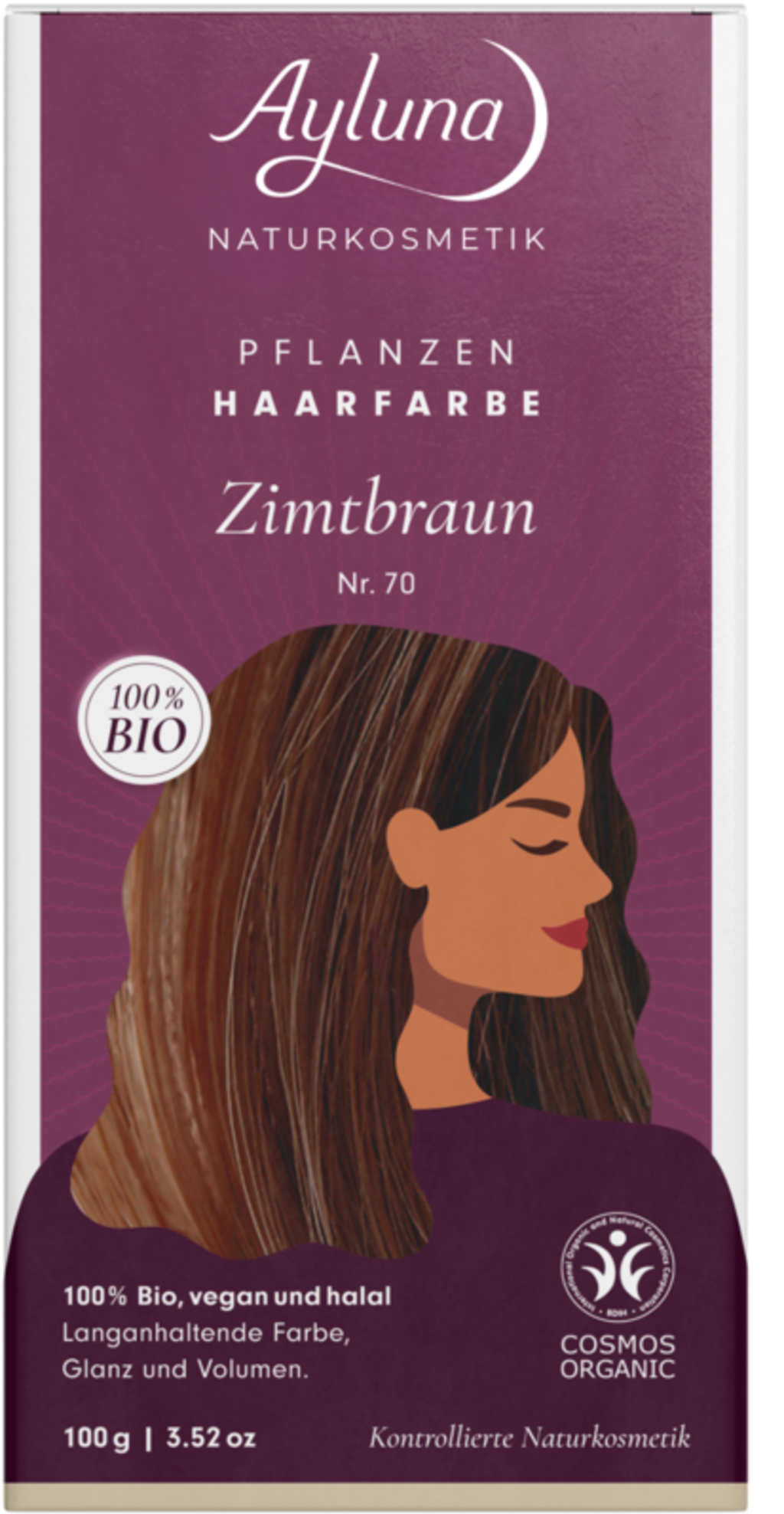 Ayluna Tinta Vegetale Castano Cannella nr.70