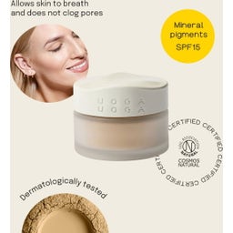 Natural Foundation Powder with Amber SPF 15