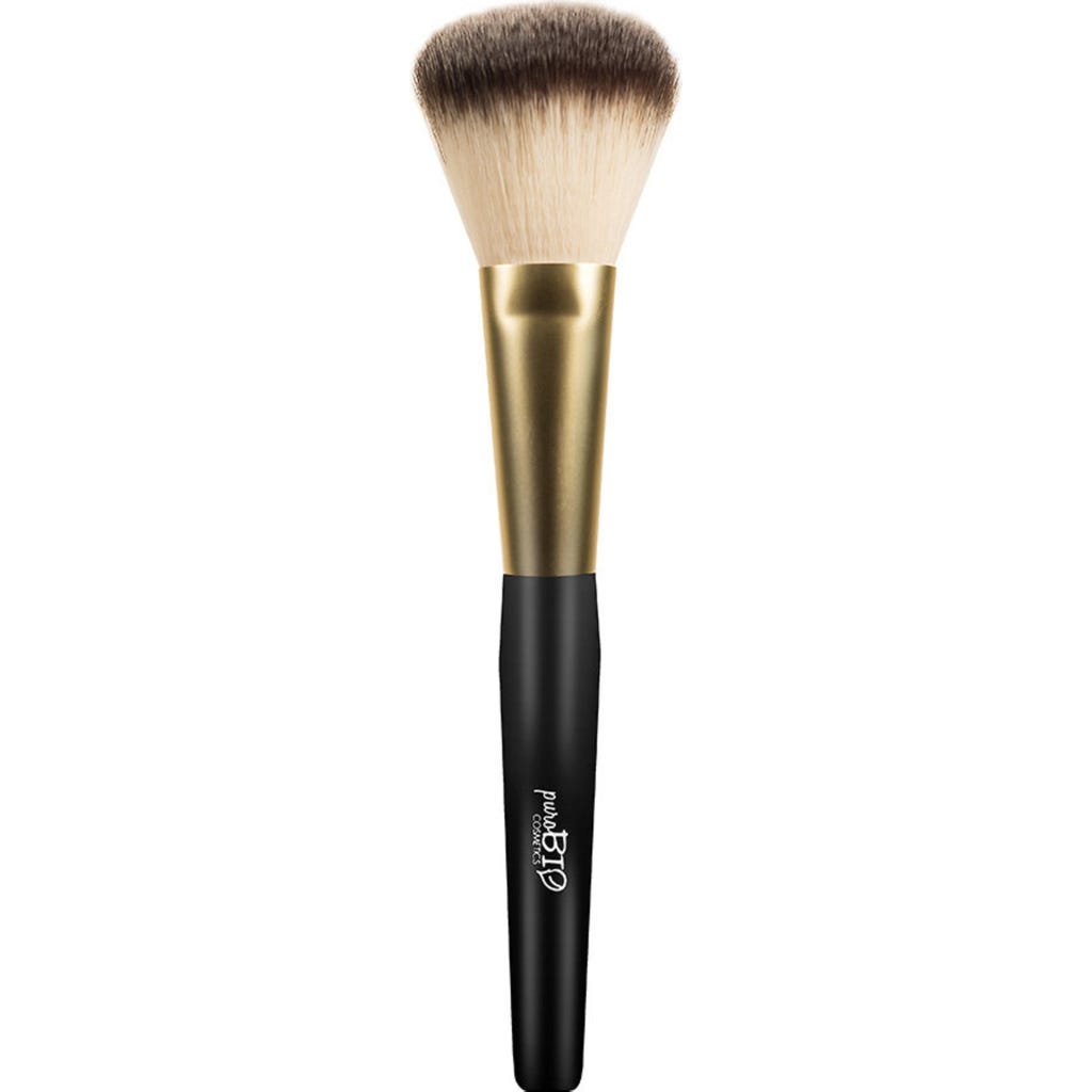 puroBIO Cosmetics Pennello Cipria (nr. 01), 1 pz.
