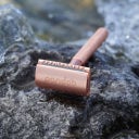 pandoo Safety Razor with Metal Handle - rose gold