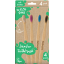 Adult Bamboo Toothbrush 4 Pack, 4 pièces