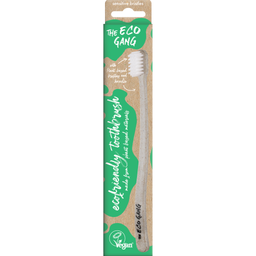 The Eco Gang Adult Plant-Based Toothbrush - White