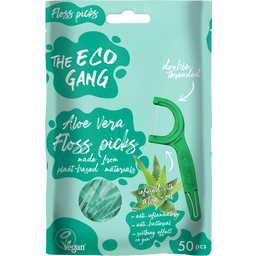 The Eco Gang Floss Picks - Aloe Vera