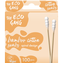 The Eco Gang Spiral Cotton Swabs - 100 pièces