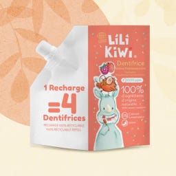 LiliKiwi Zahnpasta Himbeere & Litschi - Refill 120 ml