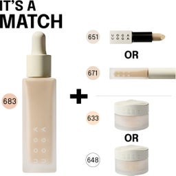 UOGA UOGA Mineral Serum Foundation SPF 20 - Drifting Flowers