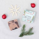 NICAMA Vánoční mýdlo se skořicí a kakaem - 100 g