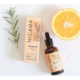 NICAMA Tělový olej s rozmarýnem a pomerančem - 50 ml