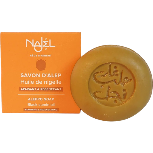 Najel Aleppo-Seife mit Schwarzkümmel - 100 g
