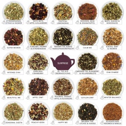 Calendario de Adviento Bio en Libro - Red Christmas - 25 bolsitas piramidales