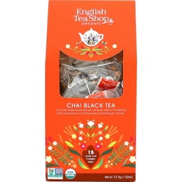 English Tea Shop Bio Schwarzer Tee Chai - 15 Teebeutel