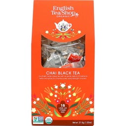 English Tea Shop Organic Black Chai Tea - 15 Piramidezakjes