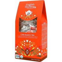 English Tea Shop Bio Schwarzer Tee Chai - 15 Teebeutel