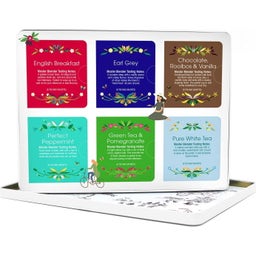 Metalowe pudełko upominkowe z herbatą 