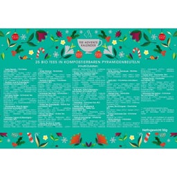 Biologische Thee Adventskalendar - Christmas Vibes Only - 25 Piramide Theezakjes