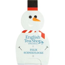 English Tea Shop Bio Schneemann: Felix Schneeflocke - 1 Teebeutel