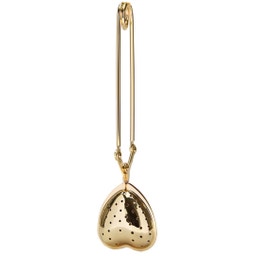 Tea Tongs - Heart - gold