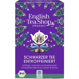 English Tea Shop Czarna herbata BEZ KOFEINY BIO - 20 Torebek herbaty