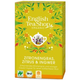 Naturland Organic Lemongrass, Citrus & Ginger - 20 Teabags