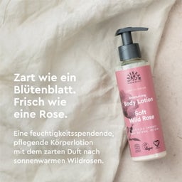 URTEKRAM Soft Wild Rose Body Lotion - 245 ml