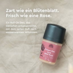 URTEKRAM Soft Wild Rose Deo Roll On - 50 ml
