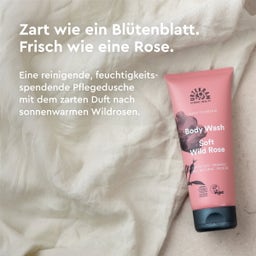 URTEKRAM Soft Wild Rose Body Wash