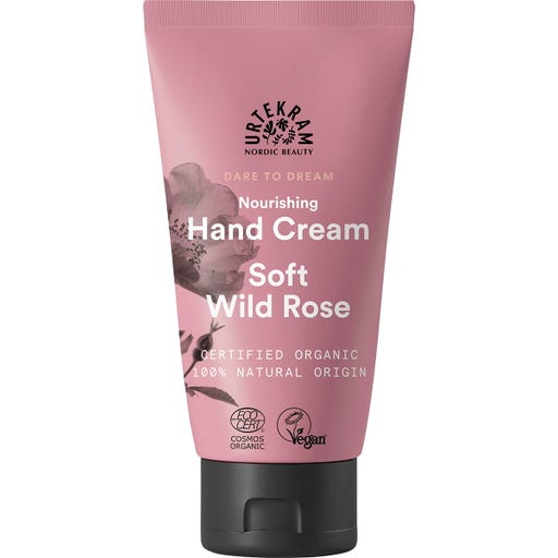 URTEKRAM Soft Wild Rose Hand Cream - 75 ml