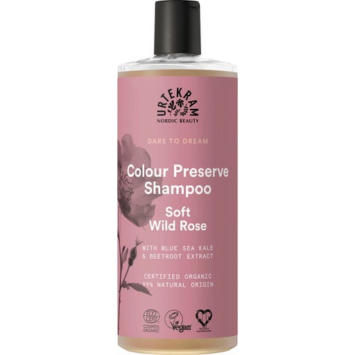 URTEKRAM Soft Wild Rose Shampoo - 500 ml