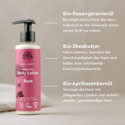 URTEKRAM Rose Body Lotion - 245 ml