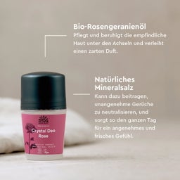 URTEKRAM Rose Crystal Deodorant - 50 ml
