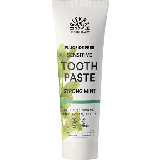 Urtekram Strong Mint Sensitive Toothpaste - 75 ml