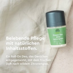 URTEKRAM Wild Lemongrass Deo Roll On - 50 ml