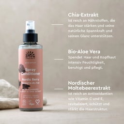 URTEKRAM Nordic Berry Spray Conditioner - 250 ml
