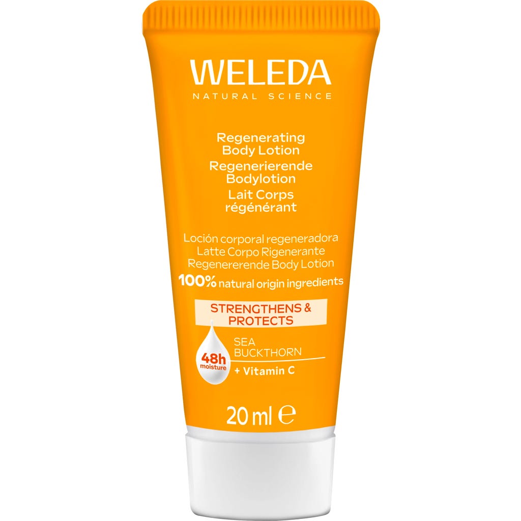 Weleda Sea Buckthorn Replenishing Body Lotion, 20 ml - Ecco Verde