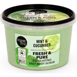 Fresh & Pure Exfoliating Salt Body Scrub Mint & Cucumber - 250 ml