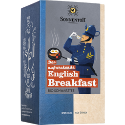 Der aufweckende English Breakfast Tee Bio - 18 Doppelkammerbeutel