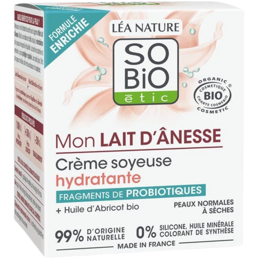 LÉA NATURE SO BiO étic Eselsmilch Seidige Feuchtigkeitscreme - 50 ml