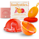 Deluxe Soft Menstruatie Discs, Orange & Pink (2 Stuks)