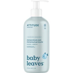 Attitude 2v1 šampon in milo baby leaves - 473 ml