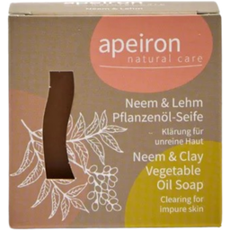 Apeiron Neem i glina - sapun sa biljnim uljima - 100 g