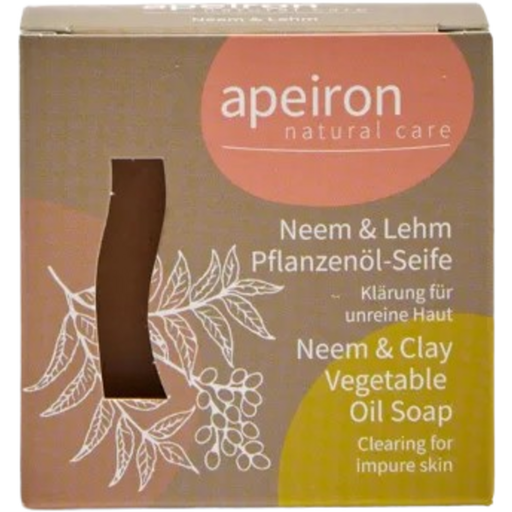 Apeiron Neem & Clay Plant Oil Soap - 100 g