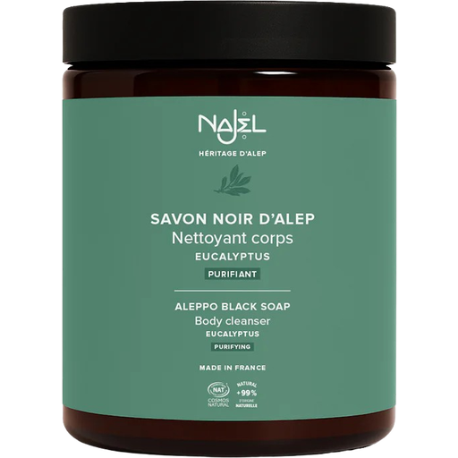 Najel Schwarze Aleppo-Seife mit Eukalyptus - 1 kg