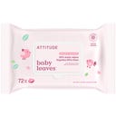 Attitude baby leaves 99% Water Wipes - 72 Pcs