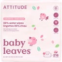 Attitude Lingettes 99% d’Eau - baby leaves - 216 pièces