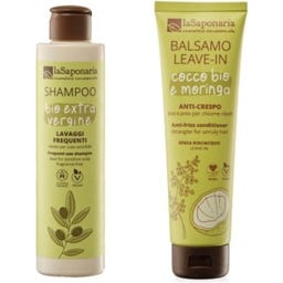 La Saponaria Haarpflege Set für häufige Anwendungen - 350 ml