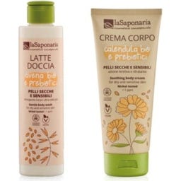 La Saponaria Kit Corpo Pelli Sensibili - 400 ml