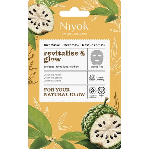 Niyok Revitalise & Glow Revitalising Sheet Mask, 10 ml - Ecco